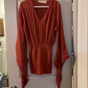 Jen’s Pirate Booty Kimono Sleeve Gauze Mini Dress Size Small